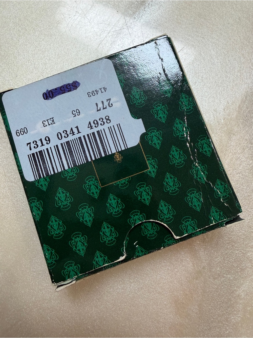 Rare Gucci Diamond-Cut Watch Bezel Two-Tone Gold/Silver in Original Box - Picture 3 of 4